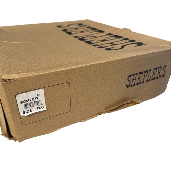 Sheplers Men’s Brown Leather Cowboy Boots Size 11 Western Pull-On NEW - Picture 11 of 12